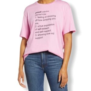 BP Be Proud Classic Crew Neck Graphic Tee, Sz M